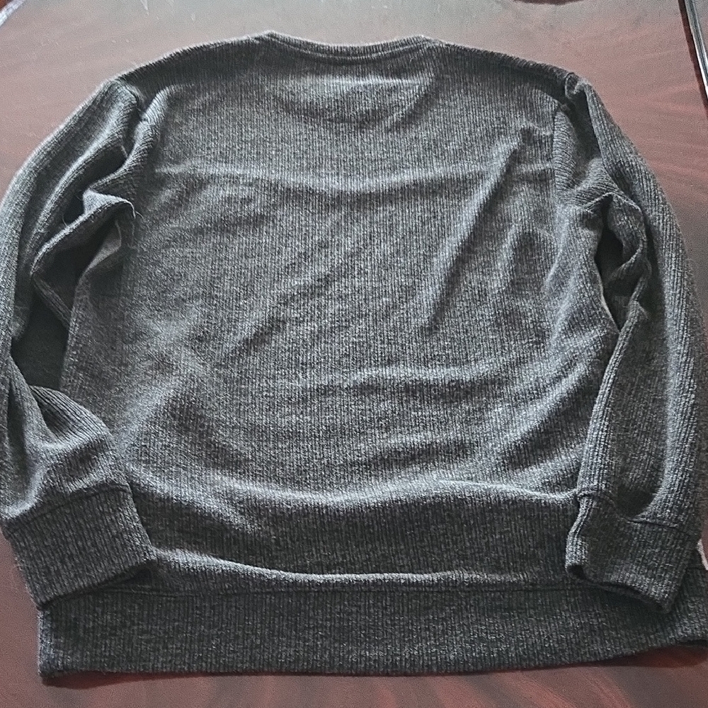 Burberry Two-Tone Gray Crewneck Sweater - Picture 4 of 4